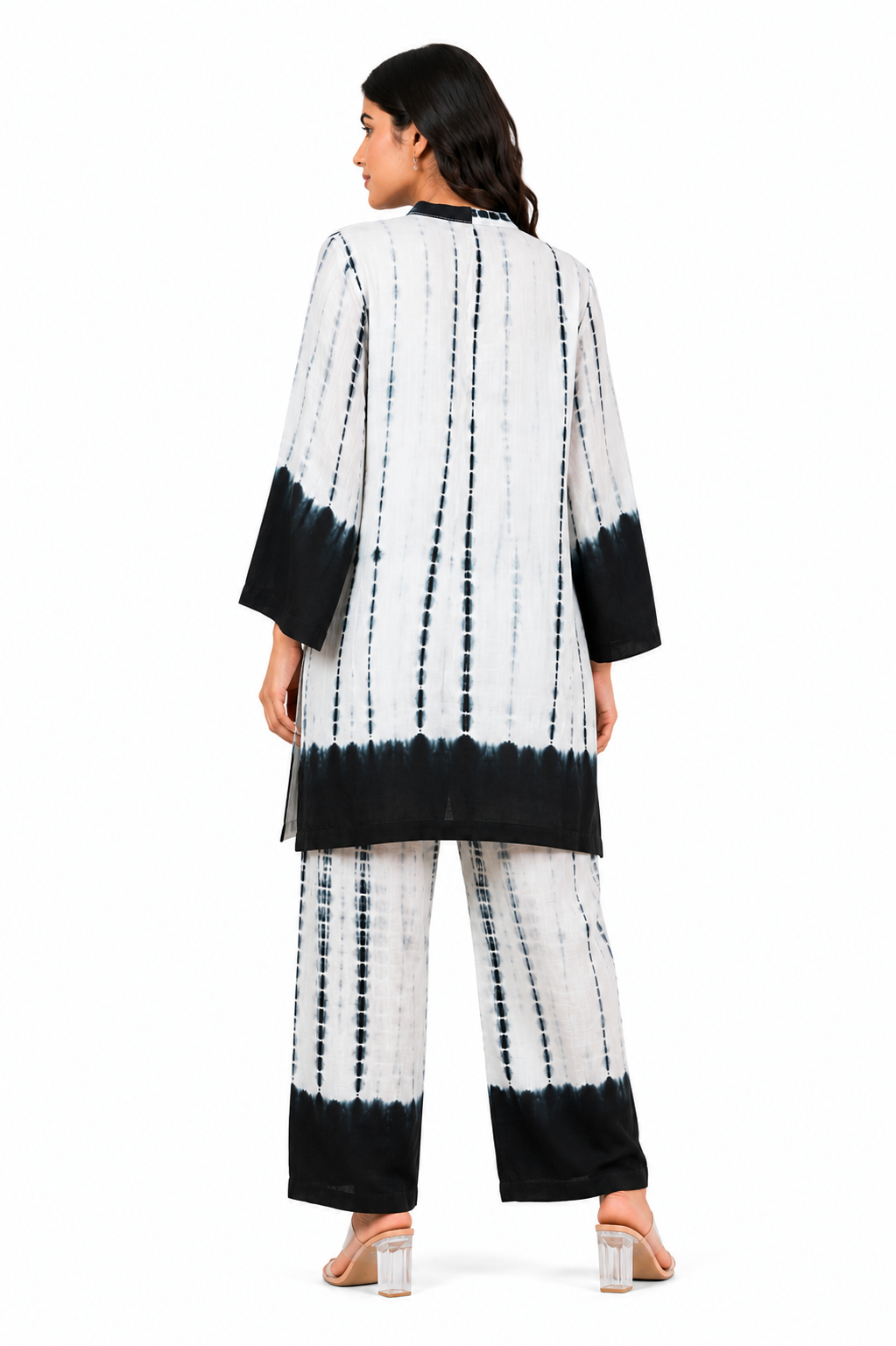 Black & White tie-dye co-ord set