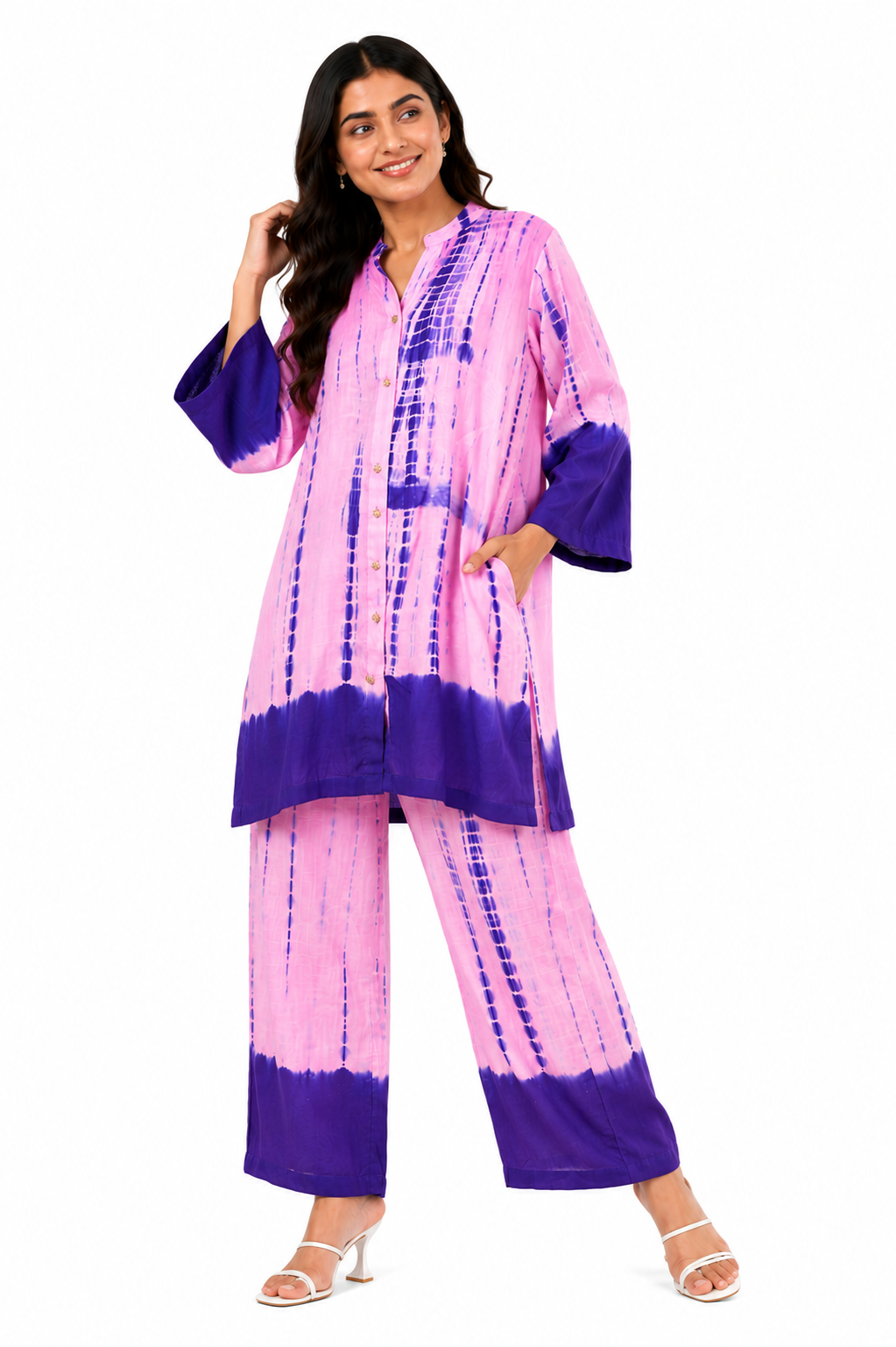 Pink & purple tie-dye co-ord set