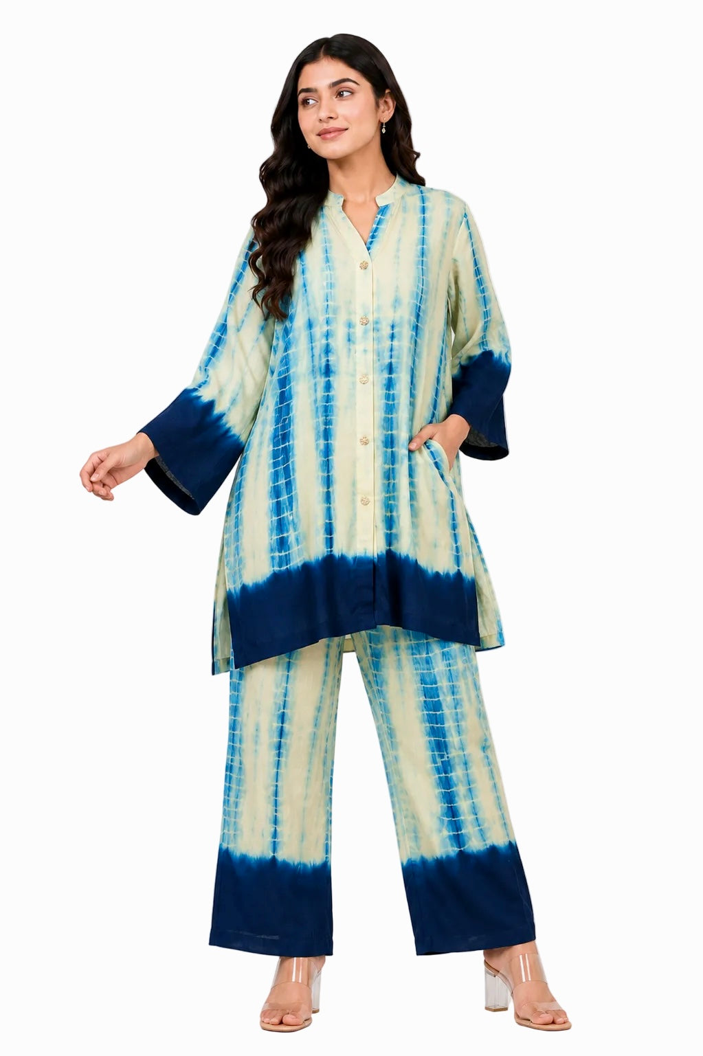 Blue Bloom Co-Ord Set