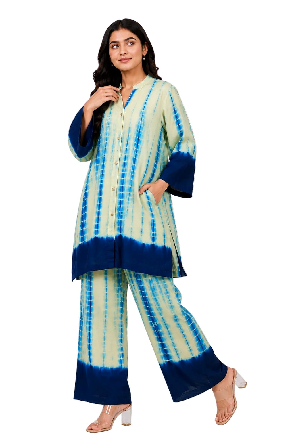 Blue Bloom Co-Ord Set